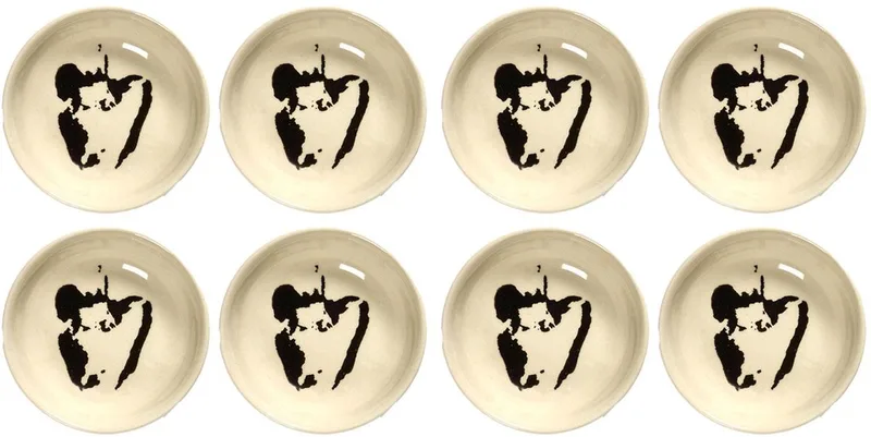 Ottolenghi Feast - Schaaltje XS - Wit/Zwart - 7 Ø - 8 stuks van Serax in Wit – productfoto