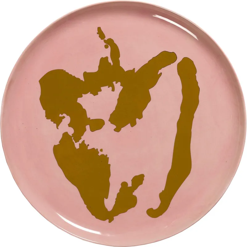 Ottolenghi Feast - Serveerschaal - Roze/Goud - 35 Ø från Serax i Roze – produktbild