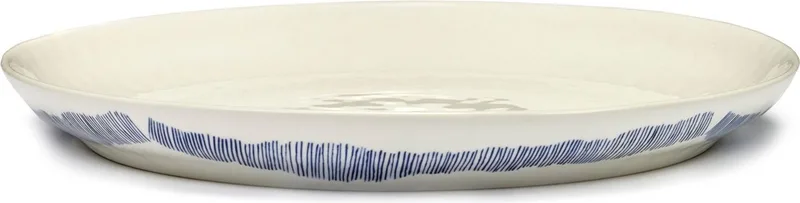 Ottolenghi Feast - Serveerschaal S - Wit/Blauw - 35 Ø de Serax en Wit – photo du produit