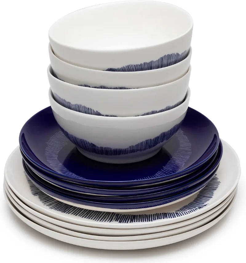 Ottolenghi Feast Serviesset Wit/Blauw (13 delig) 4 personen by Serax in White – product photo