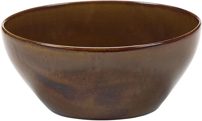 Out Of Lines By Uncharted Saladeschaal 22x25 Ocher by Serax in Brown – product photo