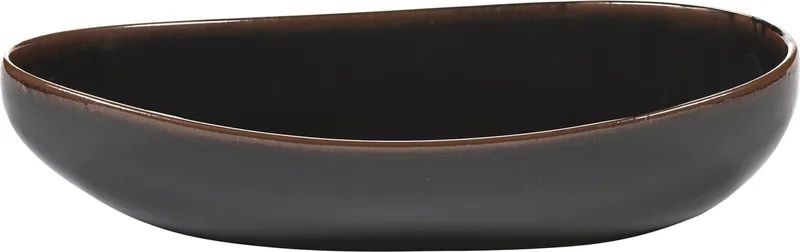 Out Of Lines By Uncharted Serveerschaal 36x17 Black Brown by Serax in Donkerbruin – product photo