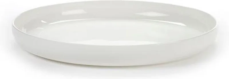 P. Boon Base geglazuurd hoog bord 3cm/D24cm by Serax in White – product photo