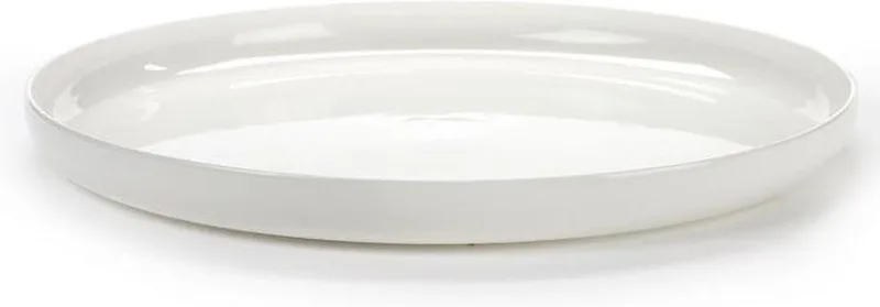 P. Boon Base geglazuurd hoog bord 3cm/D32cm by Serax in White – product photo