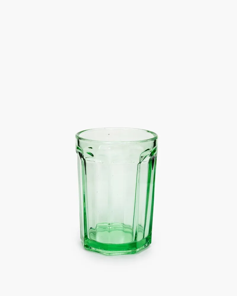 Paola Navone Fish & Fish - Glas L - 8 Ø - 40CL - 4 stuks by Serax in Groen – product photo