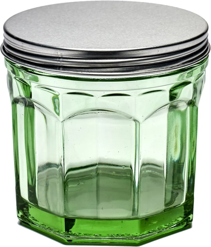 Paola Navone Table nomade - Pot Met Deksel M - 11 Ø - 2 stuks von Serax in Groen – Produktfoto
