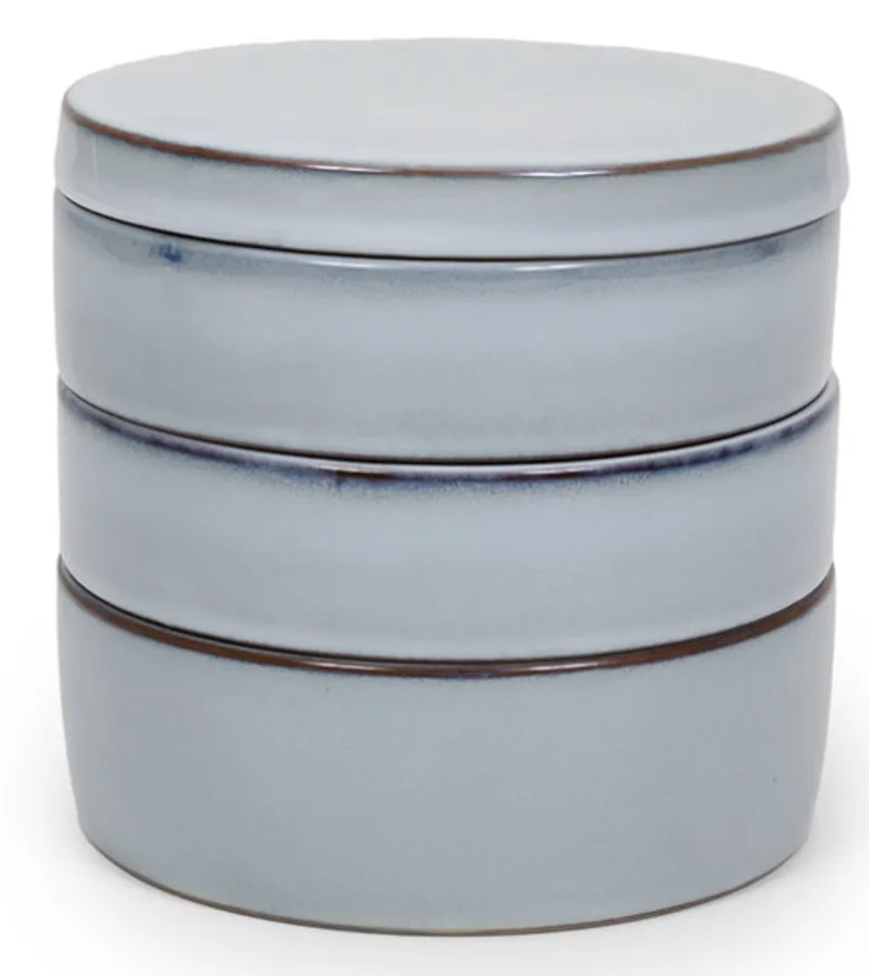 pascale naessens B5120412 BOWL SET/3 STAPELBAAR PURE by Serax in Blauw – product photo
