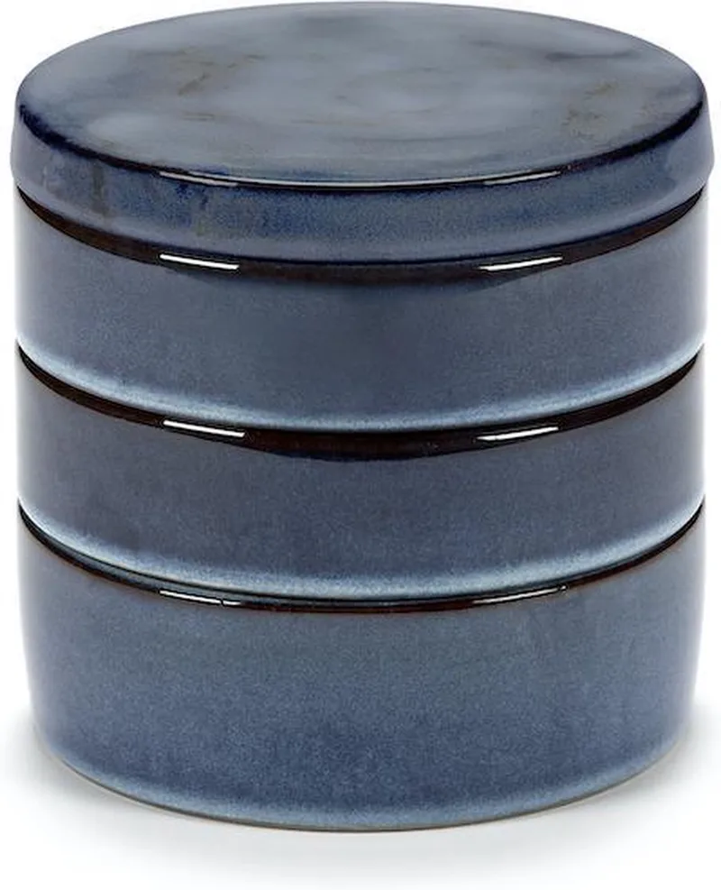 pascale naessens B5120412D KOMSET/3 STAPELBARE PURE by Serax in Donkerblauw – product photo