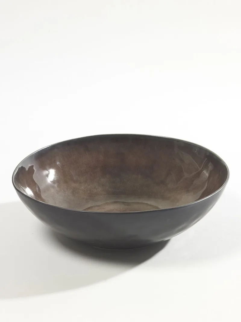 Pascale Naessens Pure - Diepe Kom - Bruin - 26 Ø by Serax in Zwart – product photo