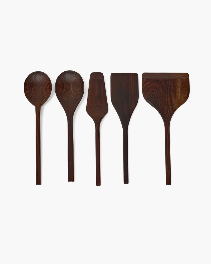 Pascale Naessens Pure - Keukengerei - Donkerbruin - 5 stuks by Serax in Bruin – product photo