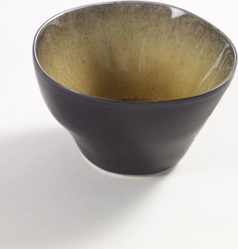 Pascale Naessens Pure - Kom S - Groen - 7 Ø - 4 stuks by Serax in Zwart – product photo