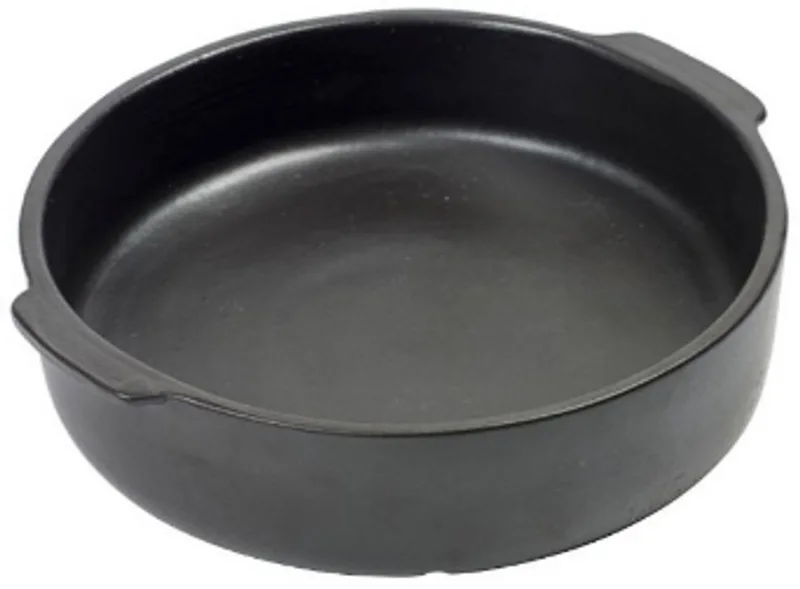 Pascale Naessens Pure - Oven-Serveerschaal L - 25 Ø by Serax in Zwart – product photo