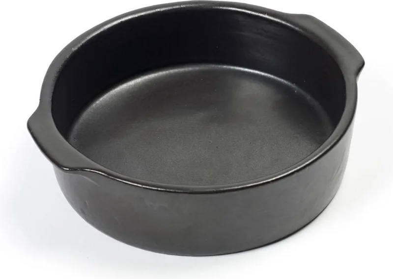 Pascale Naessens Pure - Oven-Serveerschaal XS - 13 Ø van Serax in Zwart – productfoto