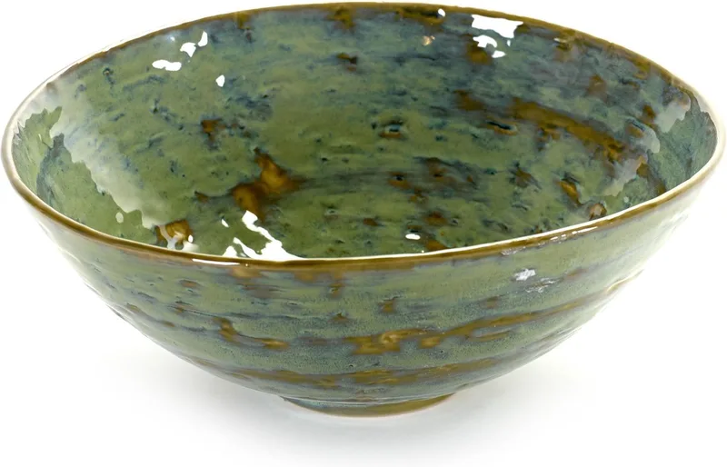 Pascale Naessens Pure - Saladeschaal M - Zeegroen - 28 Ø by Serax in Groen – product photo