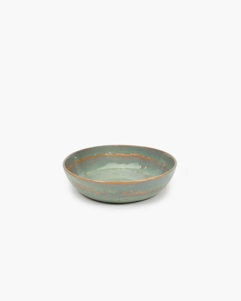 Pascale Naessens Pure - Saladeschaal S - Zeegroen - 20 Ø - 4 stuks by Serax in Groen – product photo