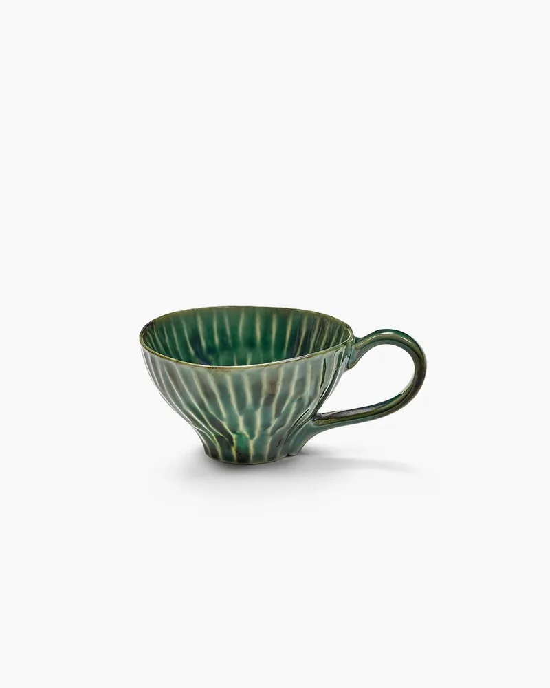 Pascale Naessens Verde Lanza cappuccinokop 23cl (set van 2) van Serax in Groen – productfoto