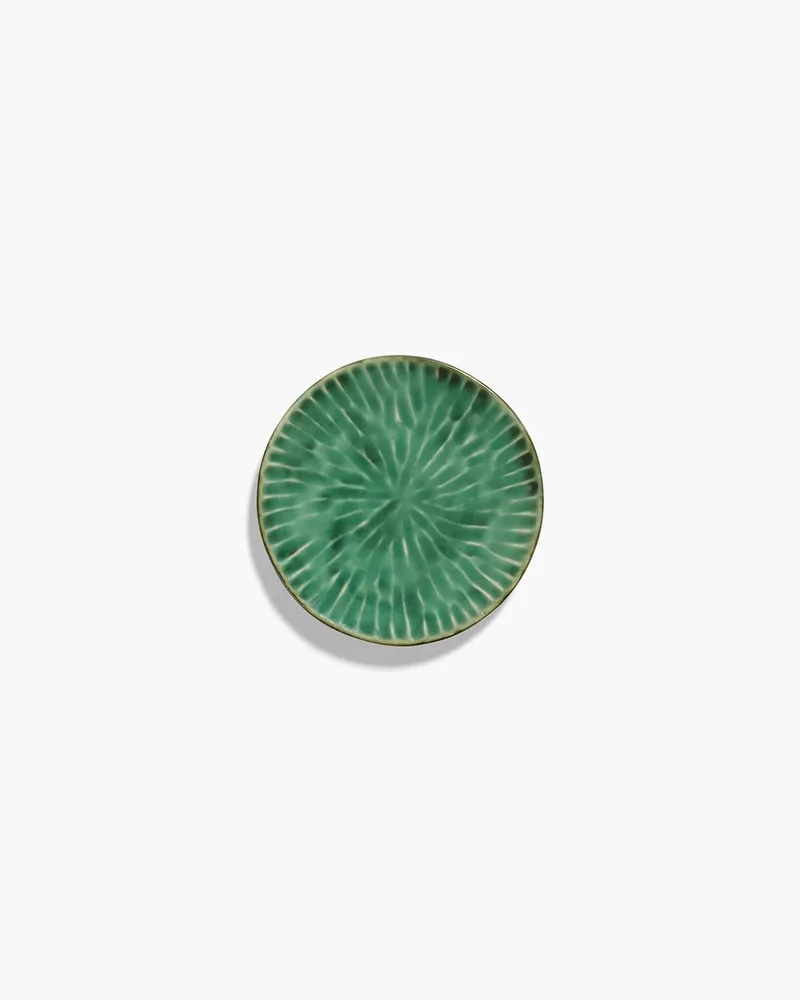 Pascale Naessens Verde Lanza Dessert bord / ontbijt bord Diameter 14.5cm (set van 2) by Serax in Groen – product photo