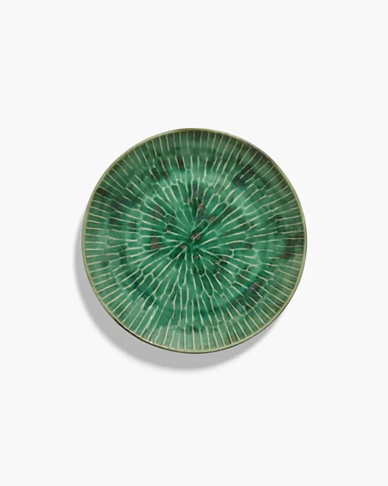 Pascale Naessens Verde Lanza - Dinerbord - 27cm - Set van 2 by Serax in Groen – product photo