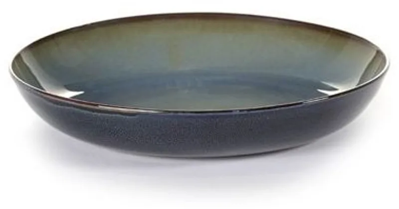 PASTA BORD D23,5 H4,5 CM SMOKY BLUE/DARK BLUE by Serax in Blue grey dark blue – product photo