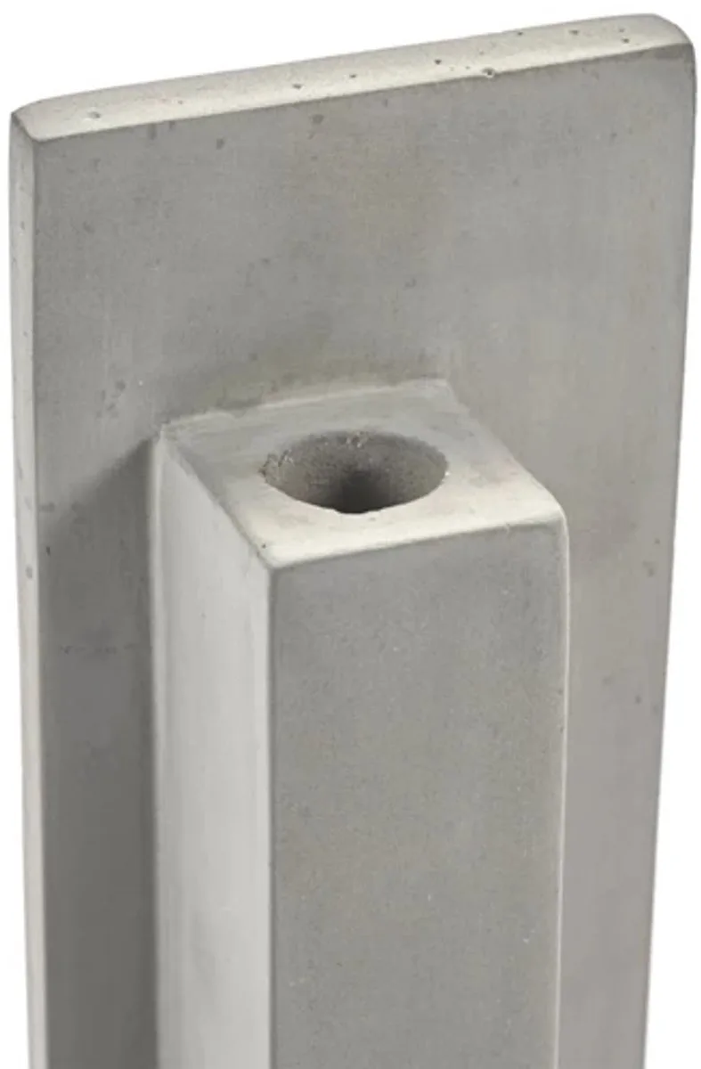 Patrick Paris Werk kandelaar 9x5.5cm H24cm de Serax en Gris – photo du produit