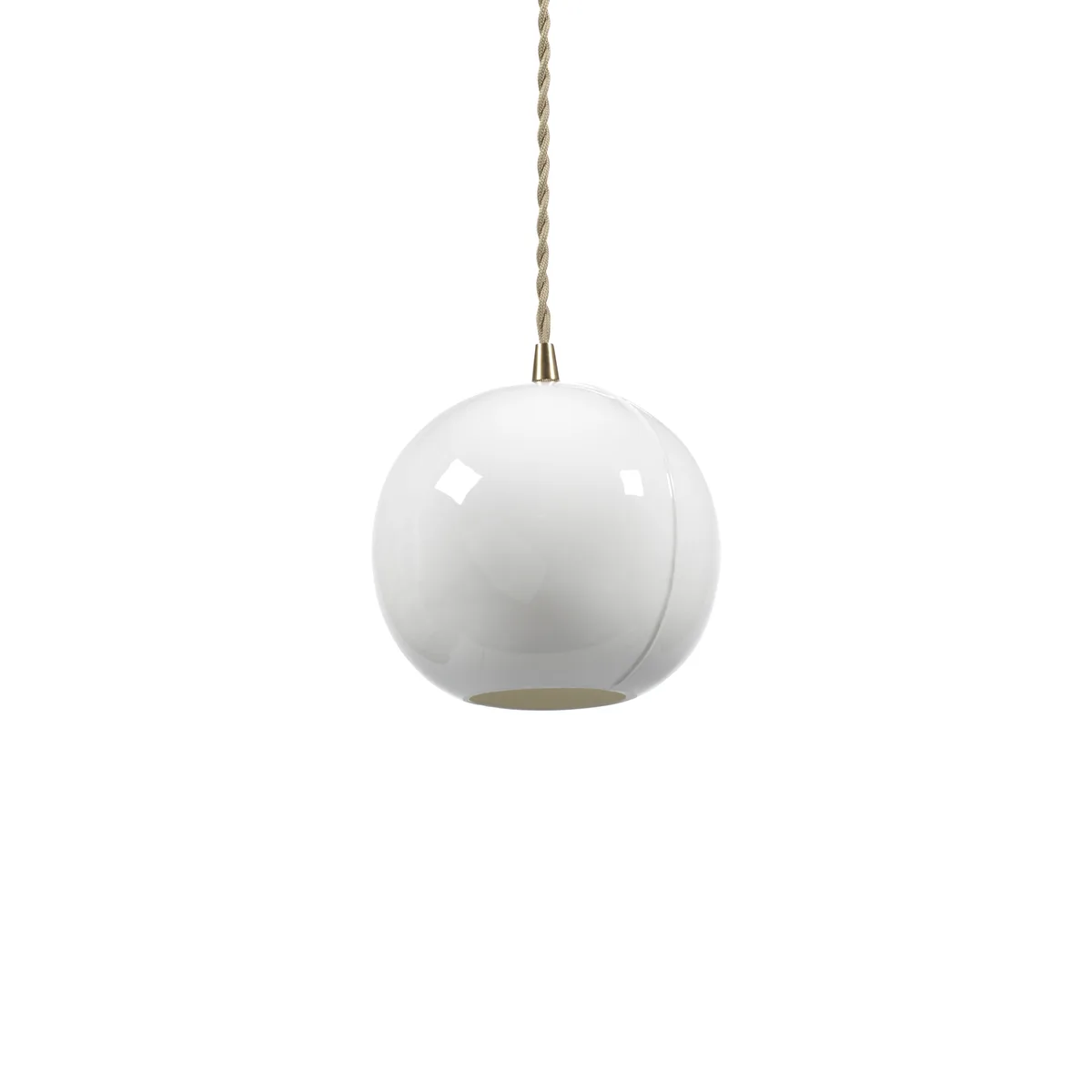 Pendelleuchte Terres de rêves - Weiß - Porzellan - Designer Anita Le Grelle van Serax – productfoto