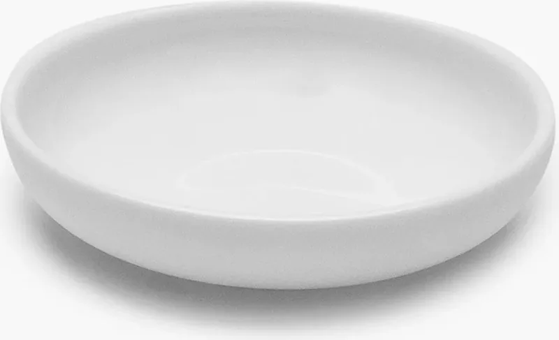 Piet Boon Base bord laag D6 H1.5cm (set van 8 stuks) de Serax en Wit – photo du produit