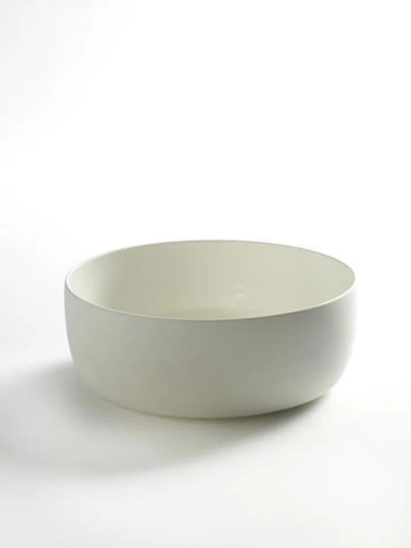 Piet Boon Base bowl hoog D20 H7.5cm MAT (per stuk) by Serax in Wit – product photo