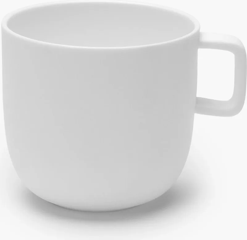 Piet Boon Base koffiekop met oor 28cl mat(set van 4) de Serax en Blanc – photo du produit