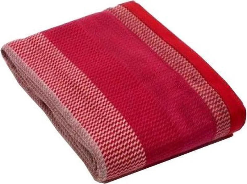 plaid strepen / Roze - 130 x 170 cm by Serax in Rood – product photo