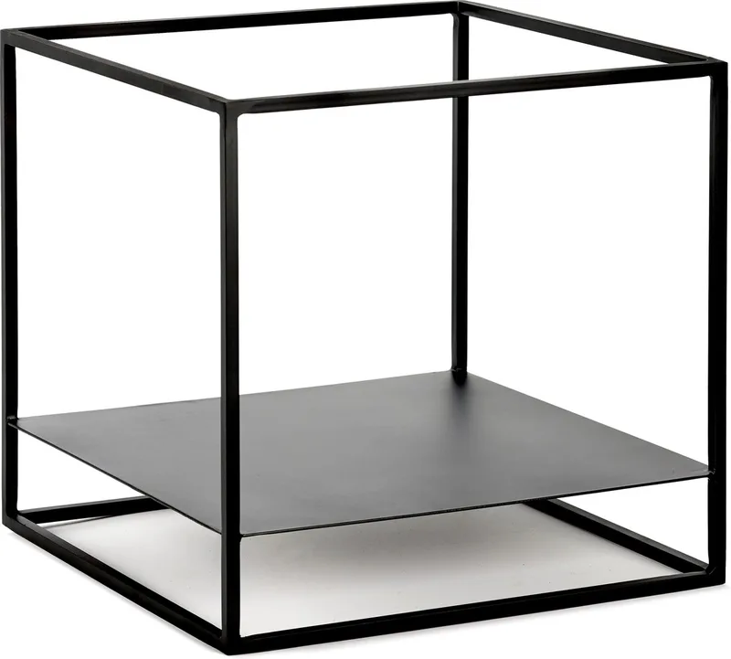 Plantentafel-Plantenrek Metaal D 40 cm x L 40 cm x H 38 cm by Serax in Zwart – product photo