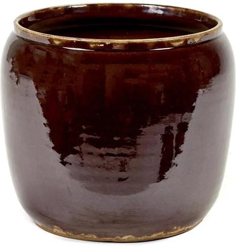 pot costa s brown d18,5h19 by Serax in Bruin,Rood – product photo