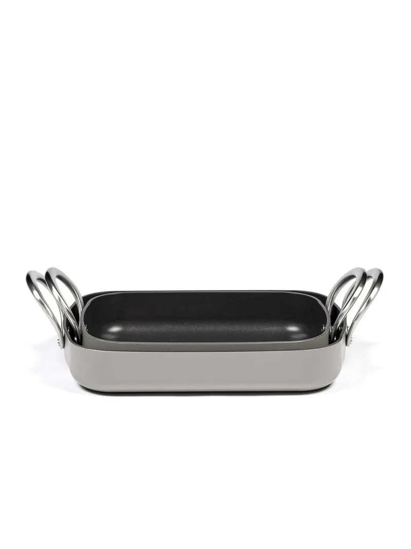 Pure by Pascale Naessens - Braadslede - 23x34cm - H 6cm från Serax i Grijs – produktbild