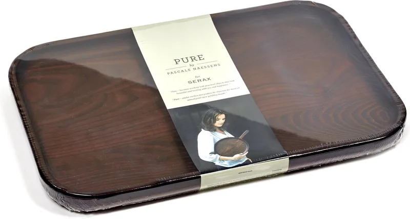Pure by Pascale Naessens Dienblad - 36 x 24 cm - Hout by Serax in Bruin – product photo
