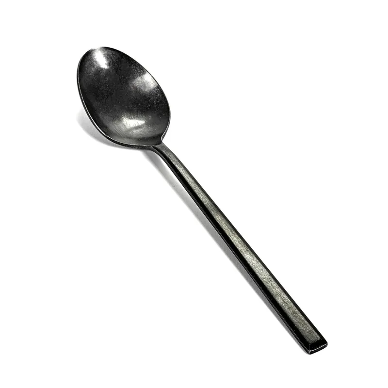 Pure Dessertlöffel Schwarz von Serax – Produktfoto