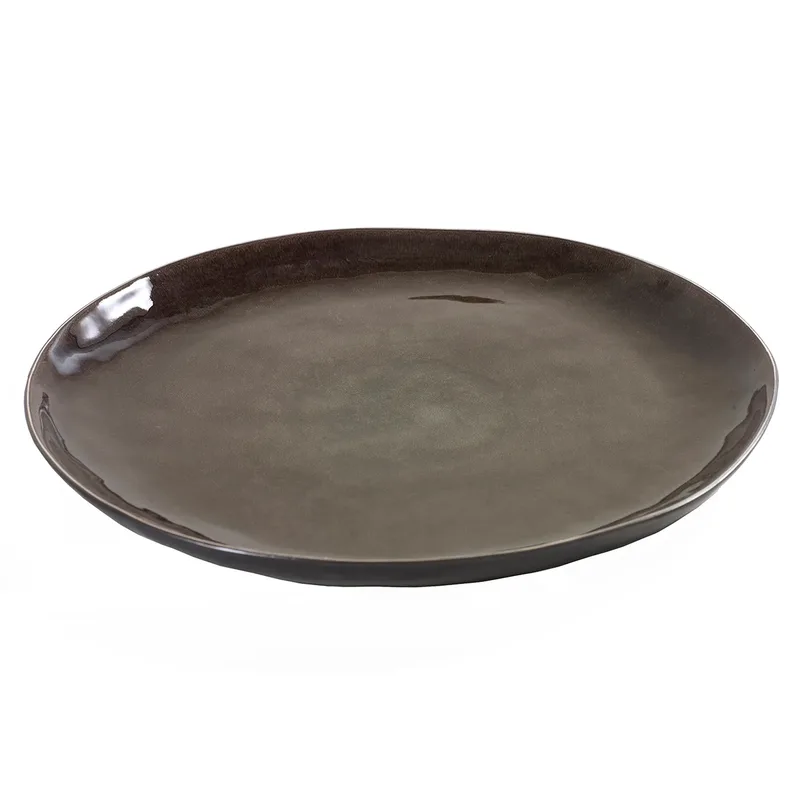 Pure Teller 34cm Grey von Serax – Produktfoto