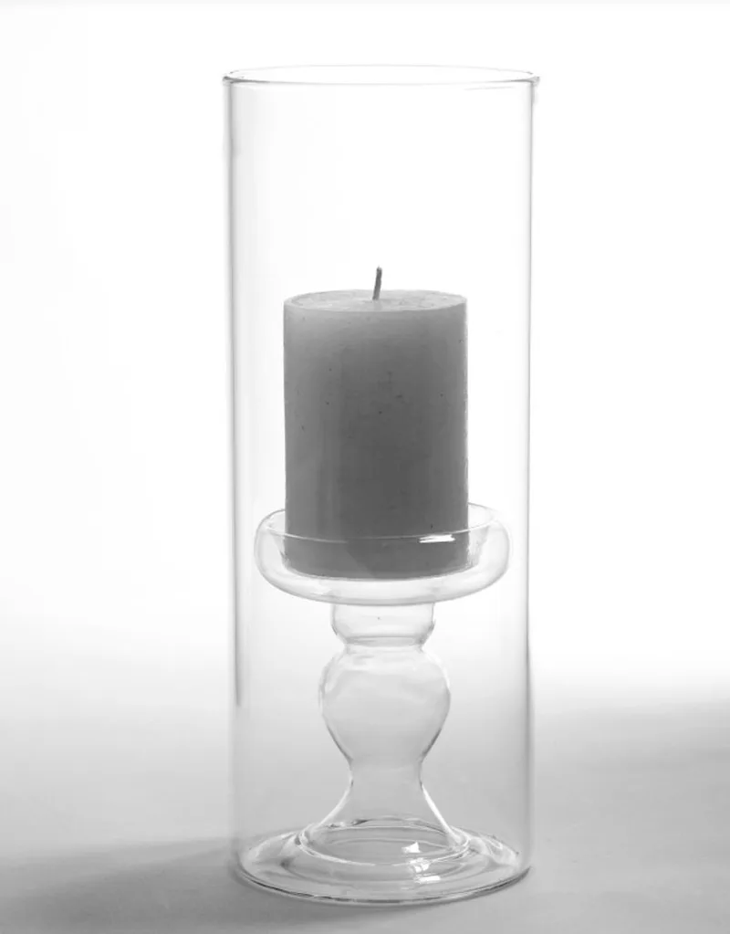 Rene Barba Wind Light Vaas / kandelaar M Hurricanes Diameter 12cm Hoogte 31cm by Serax in Transparent – product photo