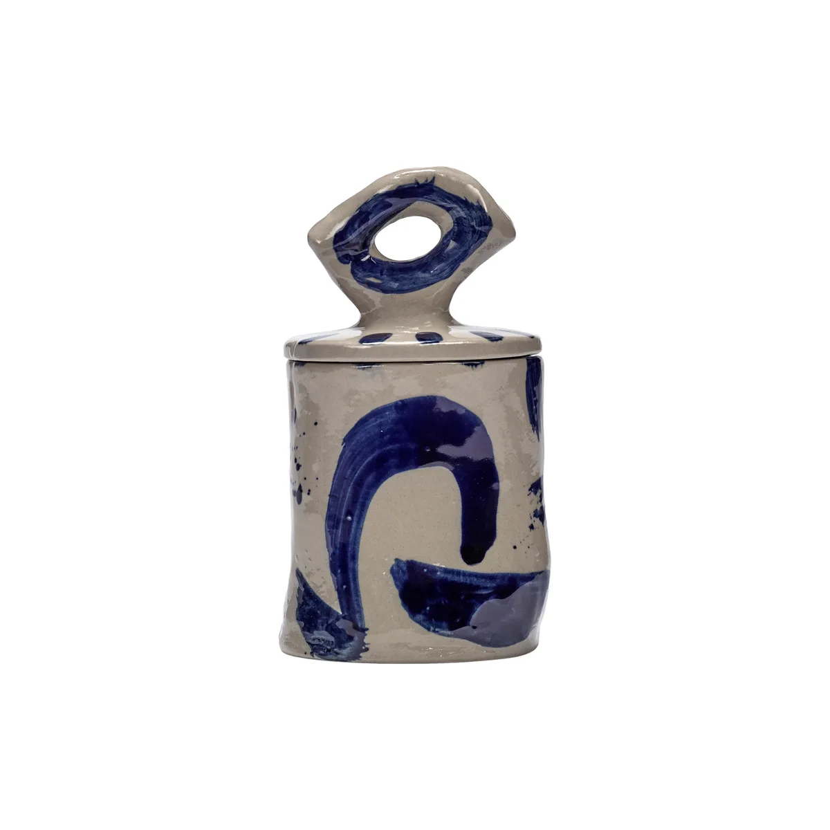 Schachtel Sophia - Blau - Sandstein - Designer Marie Michielssen van Serax – productfoto