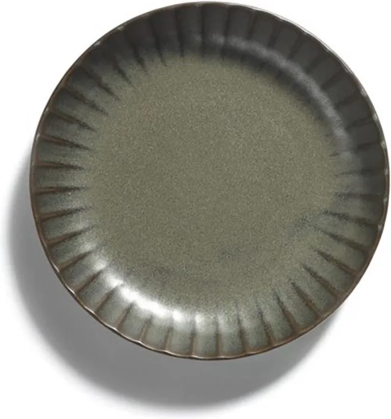 Sergio Herman Inku diep bord / schaal D16cm by Serax in Groen – product photo