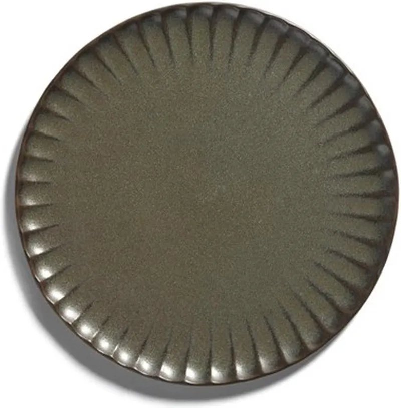 Sergio Herman Inku plat bord D24cm by Serax in Groen – product photo