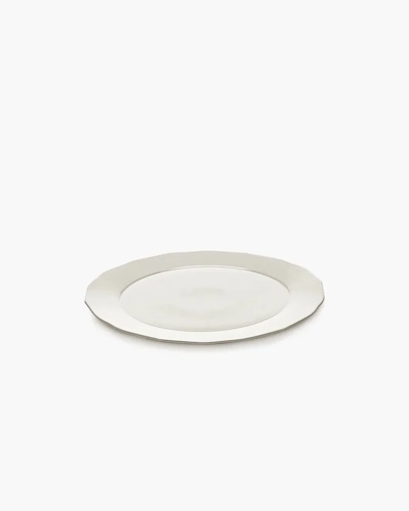 Sergio Herman Silhouette plat diner bord L D26cm (set van 4) van Serax in Wit – productfoto