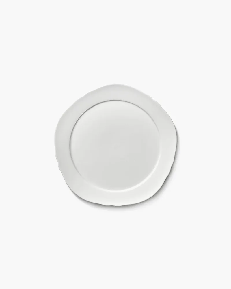 Sergio Herman Silhouette plat diner bord M D23.5cm (set van 4 stuks) van Serax in Wit – productfoto
