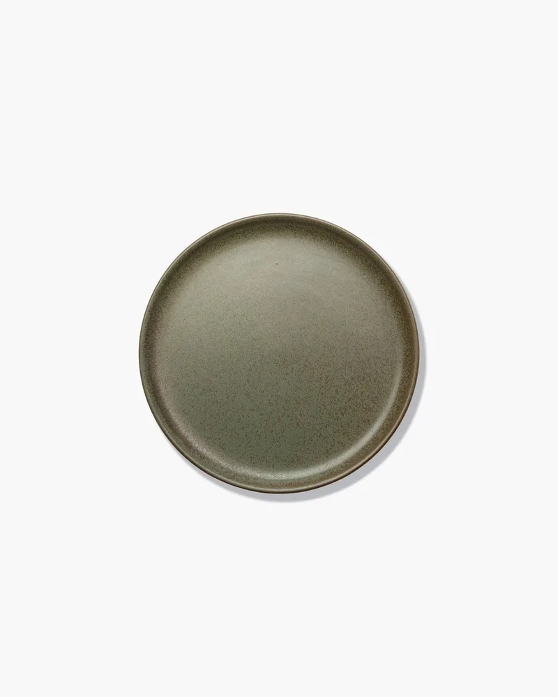 Sergio Herman Surface - Bord S - Camogroen - 21 Ø - 4 stuks by Serax in Groen – product photo
