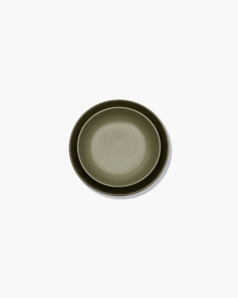 Sergio Herman Surface - Diep Bord S - CamoGroen - 16 Ø - 4 stuks från Serax i Groen – produktbild