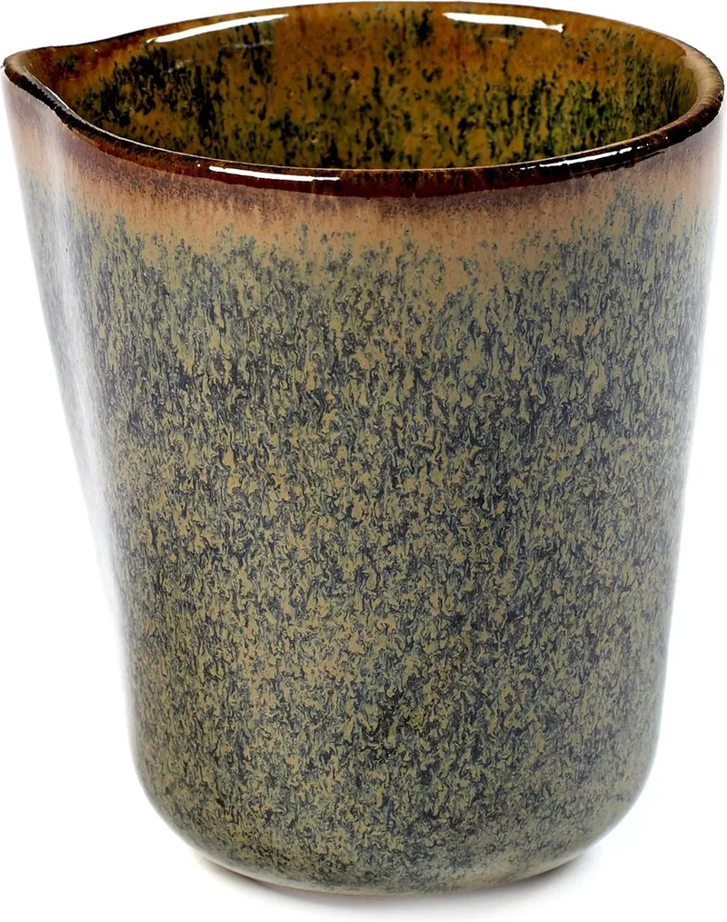 Sergio Herman Surface - Melkkannetje M - Indi Grijs - 7 Ø by Serax in Groen – product photo