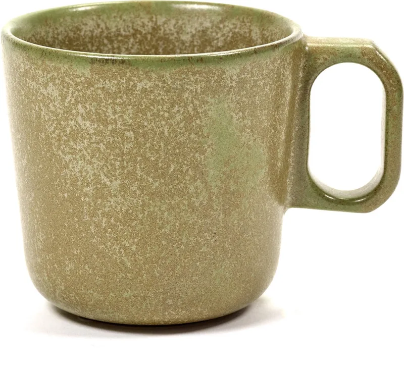 Sergio Herman Surface - Mok - Camogroen - 9 Ø - 4 stuks från Serax i Groen – produktbild