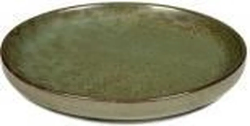 Sergio Herman Surface - Olijfbord M - Camogroen - 16 Ø - 4 stuks van Serax in Groen – productfoto