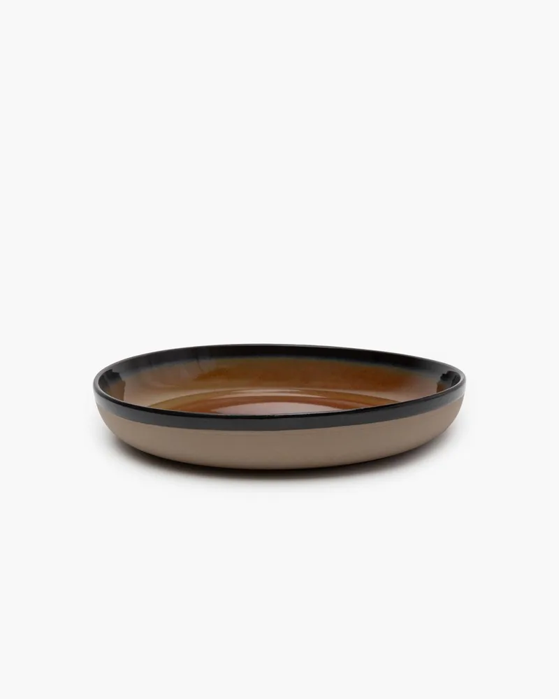 Sergio Herman Surface - Serveerschaal M - Roestbruin - H 5,5cm - 32 Ø från Serax i Bruin – produktbild