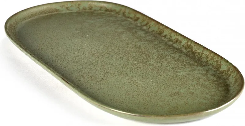 Sergio Herman Surface - Tapasschaal L - Camogroen - 4 stuks de Serax en Groen – photo du produit