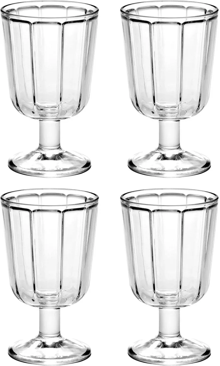 Sergio Herman Surface - Wijnglas - 7 Ø - 22CL - 4 stuks de Serax en Transparant – photo du produit