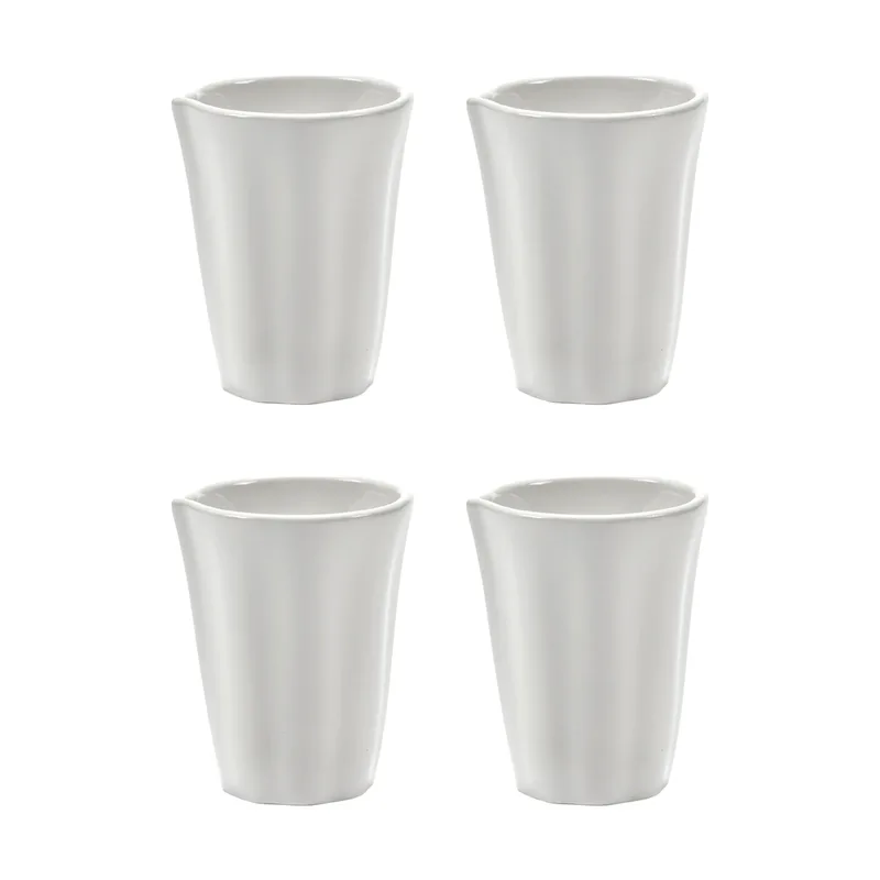 Silhouette Milchkaraffe 7 cl 4er pack White von Serax – Produktfoto